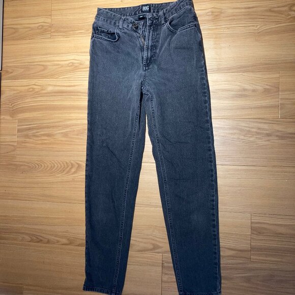 BDG Dark Grey Mom Jeans Size 25 - Picture 7 of 10